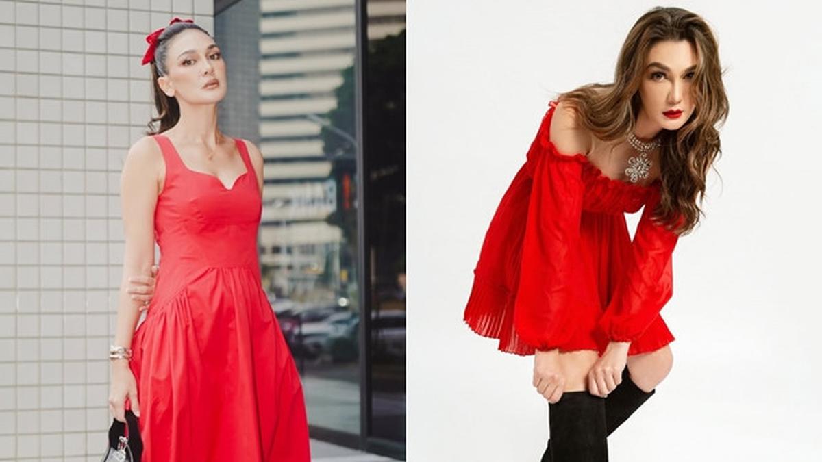 TOP 3: Outfit Serba Merah Luna Maya, Model Gelang Emas hingga Desain Rumah Mungil