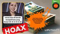 Cek Fakta: Hoaks Soimah Bagikan Bantuan Rp 100 Juta Hanya Dengan Susun Kata di Facebook
