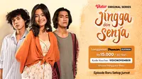 Serial Jingga dan Senja hadir dengan episode baru setiap Jumat hanya di Vidio. (Dok. Vidio)