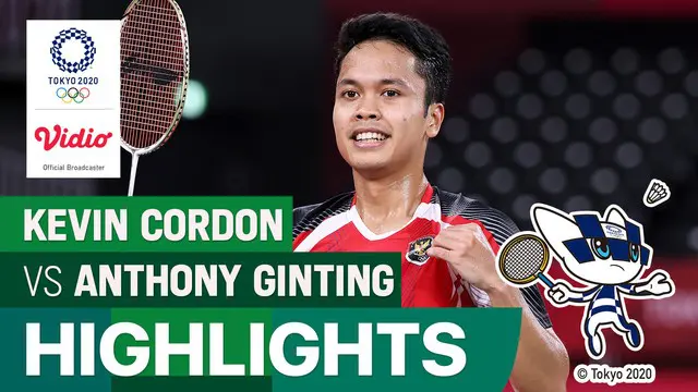 VIDEO: Highlights Kemenangan yang Antarkan Anthony Sinisuka Ginting Merebut Medali Perunggu di Olimpiade Tokyo 2020
