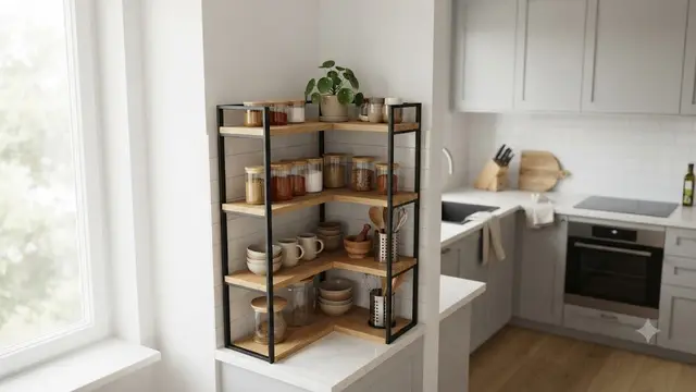 Inspirasi Rak Dapur Multifungsi