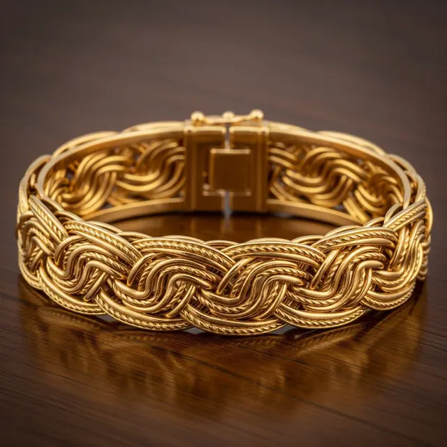 9 Model Gelang Emas 50 Gram 22 Karat dengan Desain Eksklusif, Mewah dan Berkelas