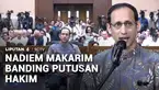 Terpidana Nadiem Makarim mengajukan banding usai divonis 10 tahun penjara oleh Pengadilan Tindak Pidana Korupsi, Jakarta. Selain itu, Hakim yang menangani perkara juga akan dilaporkan ke Komisi Yudisial.