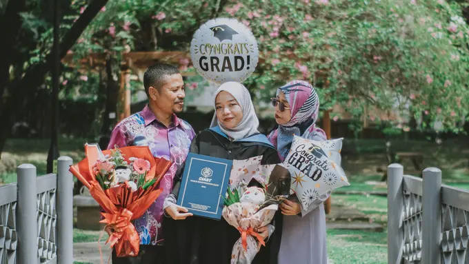 buket bunga wisuda