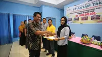 Dukung Usaha Mikro, ANTAM Suntik Dana Program Kemitraan Rp 2 Miliar