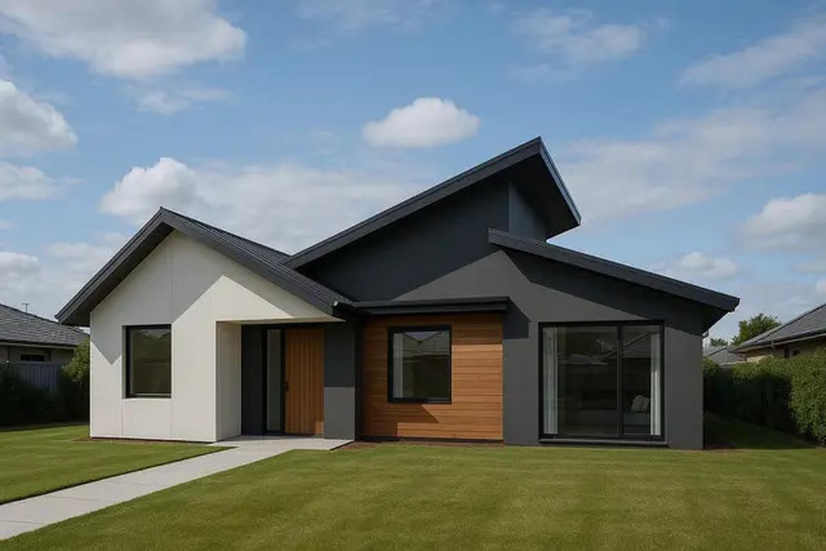6 Rumah Minimalis 1 Lantai Atap Miring, Bikin Hunian Tampak Elegan