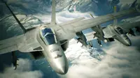 Ilustrasi Pesawat Jet di Ace Combat 7 di PS 4 - Kredit Bandai Namco