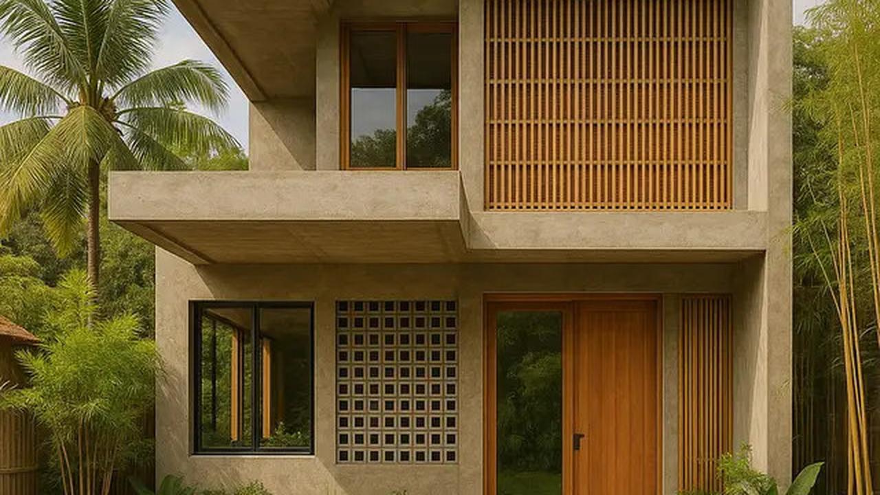 6 Model Rumah Brutalism Minimalis Tren 2025, Maksimalkan Luas Lahan Agar Tetap Estetik