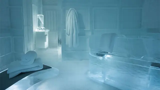 Sweden Ice Hotel (Hotel Es Swedia). (Sumber: icehotel.com/Asaf Kliger)