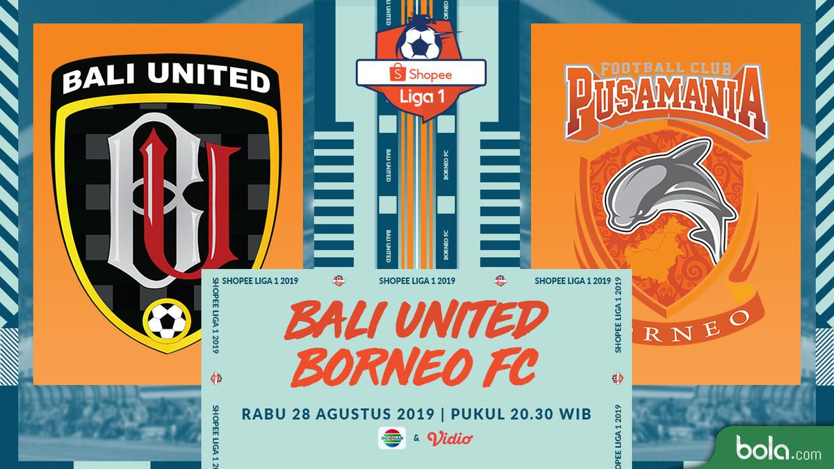 Saksikan Live Streaming Shopee Liga 1 Bali United Vs Borneo FC di