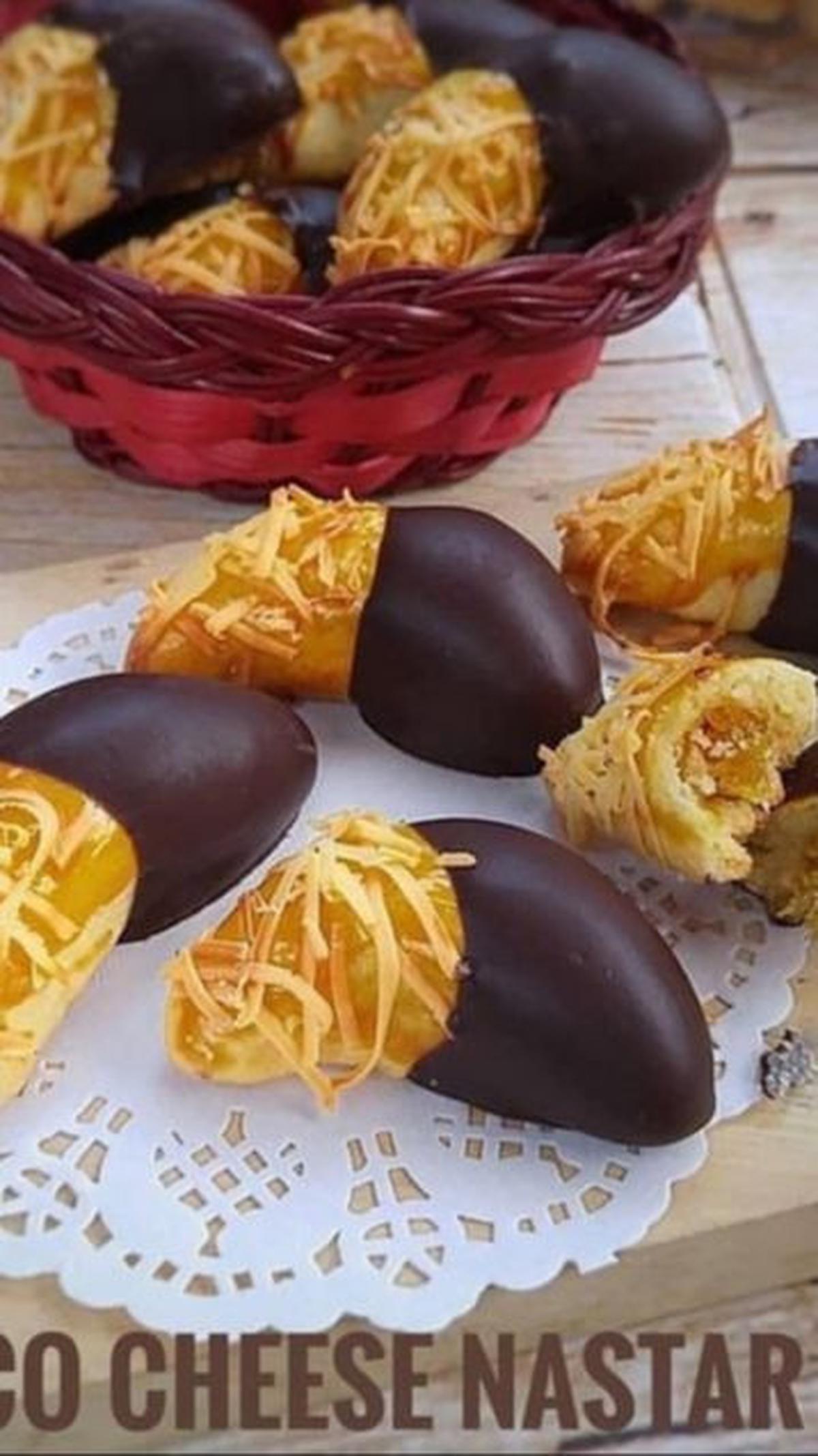 7. Resep Nastar Kekinian Cokelat Keju<br>
