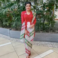Ashanty tampil elegan dengan kebaya saat temani Arsy kompetisi nyanyi internasional, credit: @ashanty_ash