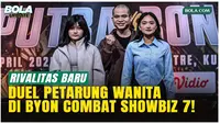 Duel Wanita Indonesia Vs Malaysia Panaskan Byon Combat Showbiz 7