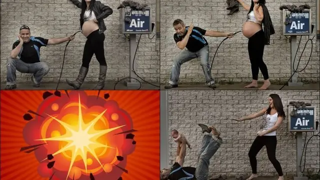 6 Ide Lucu Maternity Shoot Ibu Hamil Pamer Perut Buncit Ini Anti-Mainstream