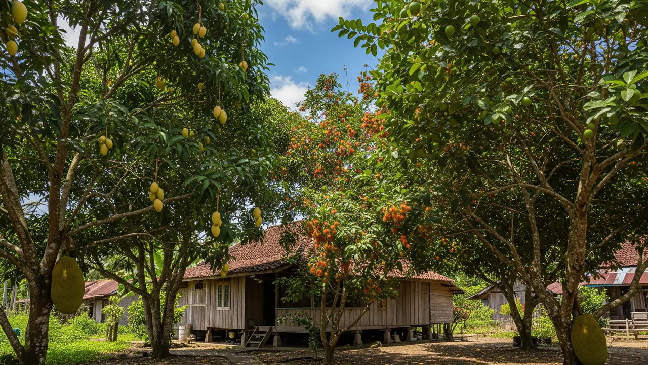 Kebun Buah Sederhana di Desa