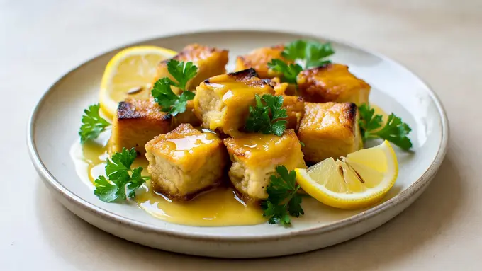 Resep Tofu Crispy Saus Lemon