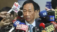 Miliarder pendiri perusahaan pemasok utama komponen Apple yaitu Foxconn, Terry Gou. (AP Photo/Chiang Ying-ying)