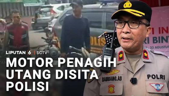 Motor Penagih Utang Disita Polisi