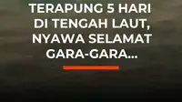 Dua nelayan Meksiko berhasil diselamatkan setelah lima hari terombang-ambing di laut. Kapal mereka tenggelam sekitar 240 kilometer dari pesisir Chiapas setelah dihantam gelombang besar.