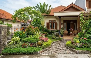 10 Ide Desain Halaman Rumah untuk Area Depan yang Lebih Menawan