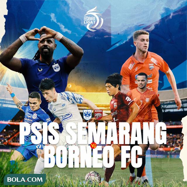 BRI Liga 1 - PSIS Semarang Vs Borneo FC: Paulo Gali Freitas, Carlos Fortes, Taisei Marukawa Vs Leo Lelis, Kei Hirose, Jelle Goselink