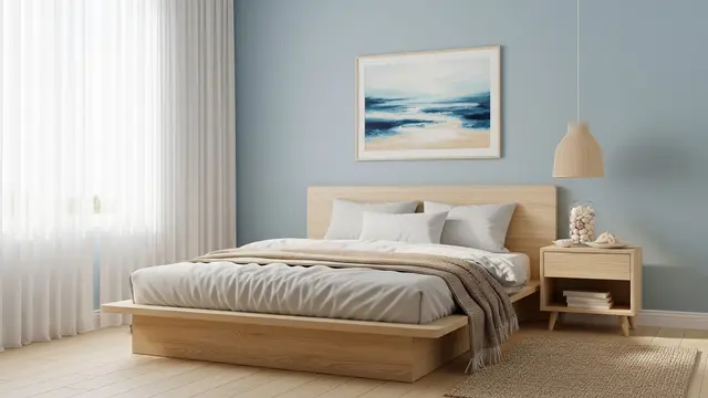 Desain Kamar Tidur Minimalis Ukuran 3x3 (AI Genenrated)