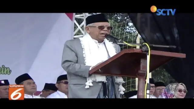 Ma’ruf Amin Ajak Nahdliyin Sukseskan Pemilu 2019