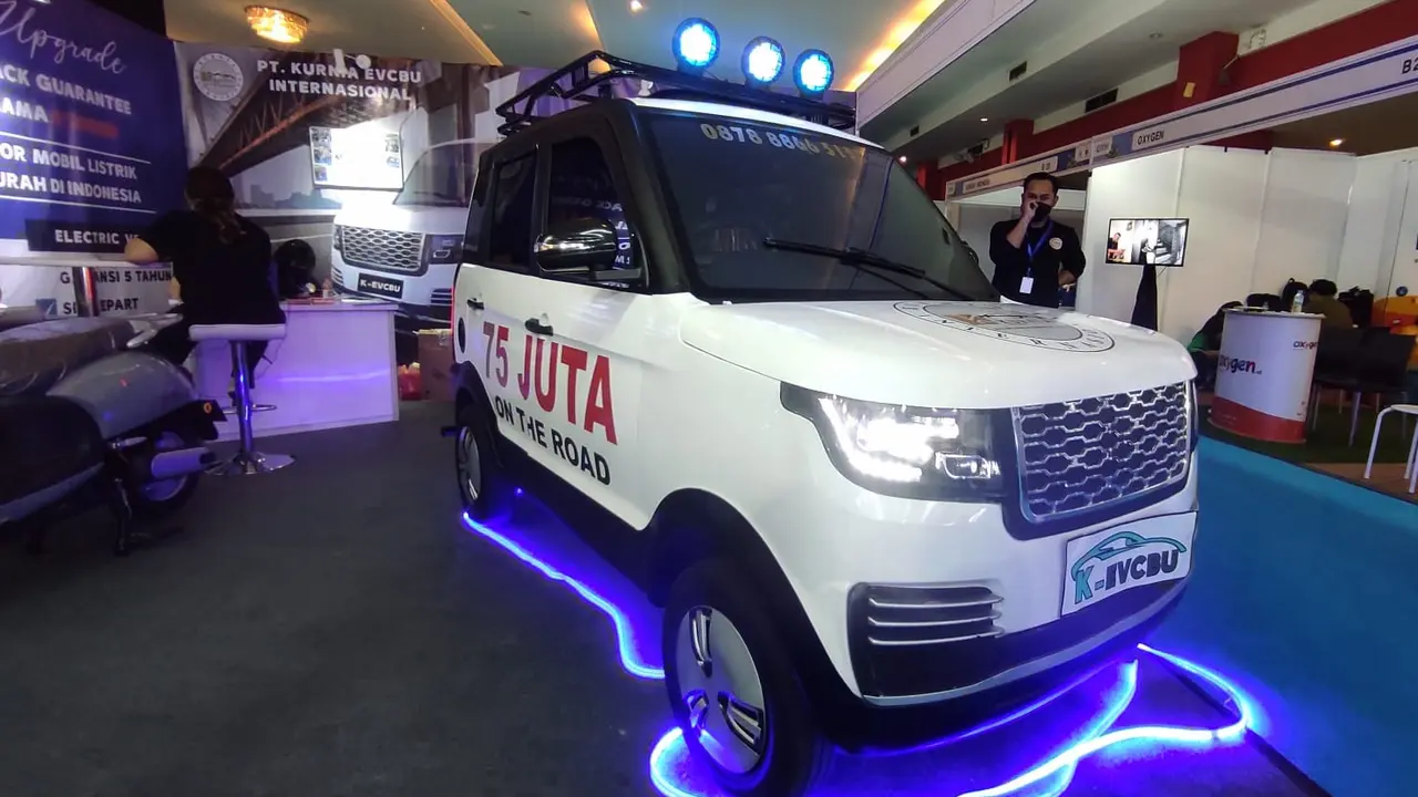 Mobil Listrik Ini Dibanderol Rp75 Juta (Arief A/Liputan6.com)