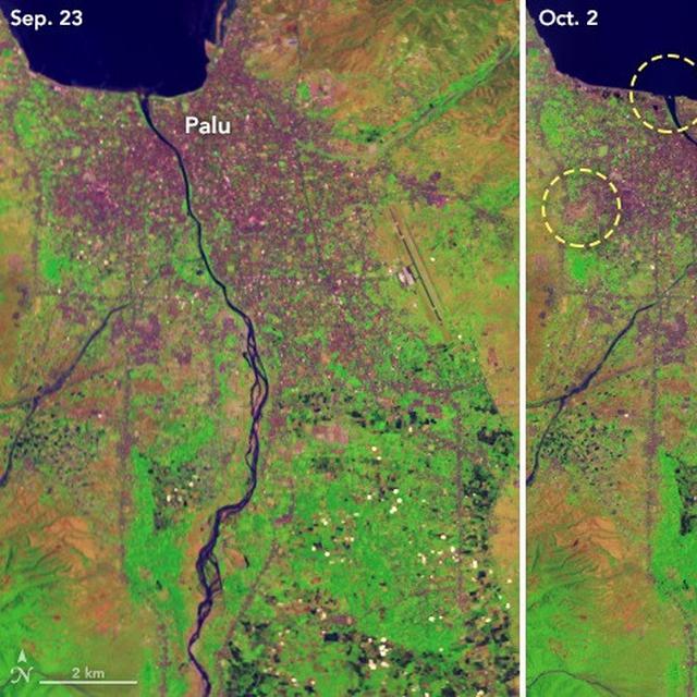Nasa Rilis Foto Satelit Gempa Dan Tsunami Palu Yang Kejutkan Ilmuwan Dunia Global Liputan6 Com