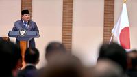 Presiden Prabowo Subianto menghadiri Forum Bisnis Indonesia-Jepang, yang digelar di Imperial Hotel Tokyo. (Foto: Biro Pers Istana)