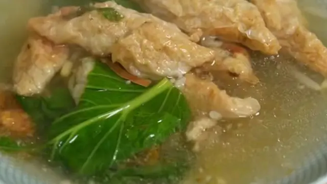 Resep Praktis Fukien, Menu Bakso Ikan Berkuah dengan Kulit Tahu