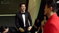 Park Jin Young (JYP) sukses membuat Lee Min Ho gugup saat tampil di 51st Baeksang Arts Awards.