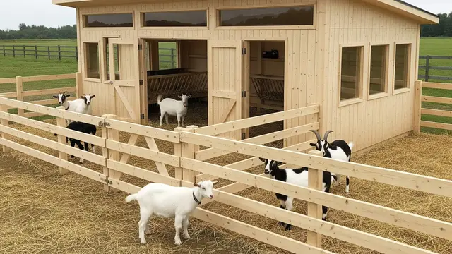 Model Kandang Kambing Perah Mini yang Bersih