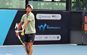 Depak Unggulan 1, Nathan Barki Jadi Tumpuan Indonesia di Perempat Final ITF World Tennis Tour M-15