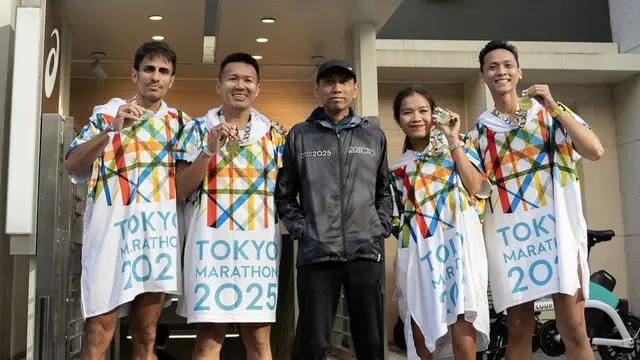 2 Pelari Indonesia Pecahkan PB di Tokyo Marathon 2025