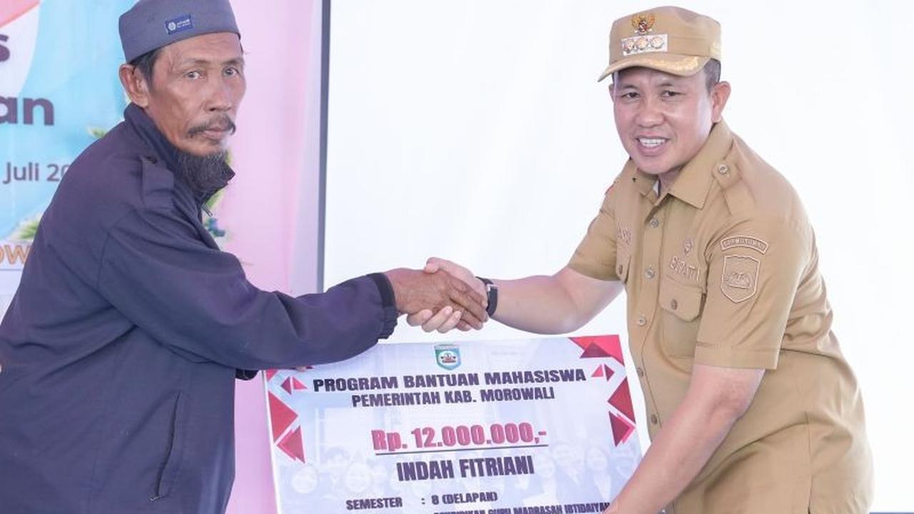 Penyaluran Beasiswa Morowali Tahap III Beri Angin Segar 718 Mahasiswa