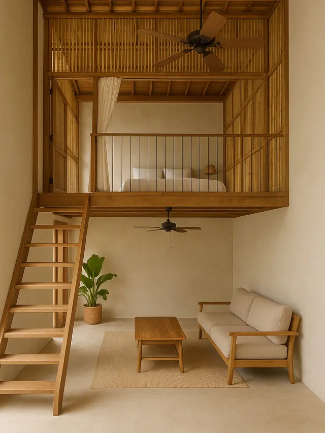 Rumah Mezzanine untuk Lahan Kecil (Foto: ChatGPT)