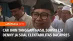 Hasil survei LSI Denny JA terkait elektabilitas capres masih menempatkan Prabowo Subianto unggul dibandingkan Ganjar Pranowo dan Anies Baswedan.