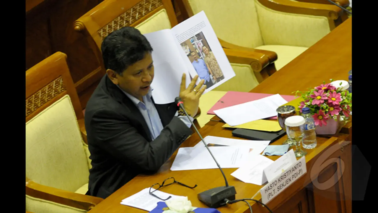 Hasto Kristiyanto Mengikuti RDP Dengan Komisi III DPR RI 