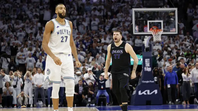 Selebrasi Luka Doncic
