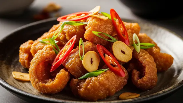Resep Kulit Ayam Cabe Garam
