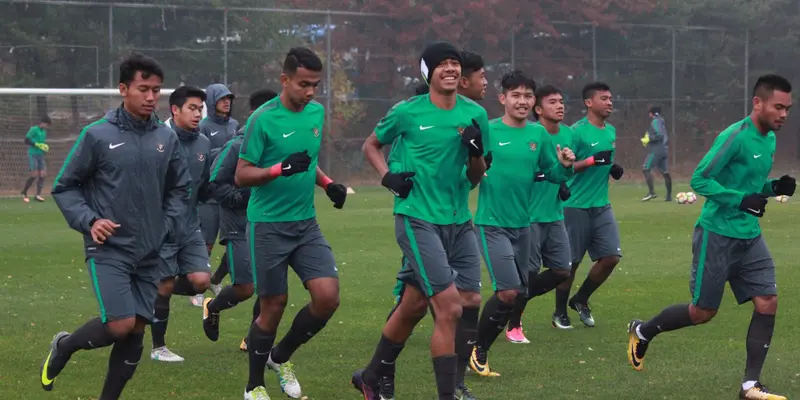 Jelang Lawan Korsel, Timnas Indonesia U-19 Gelar Latihan Ringan