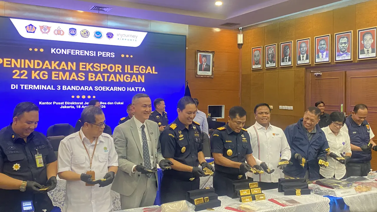 22 Kilogram emas gagal diselundupkan.