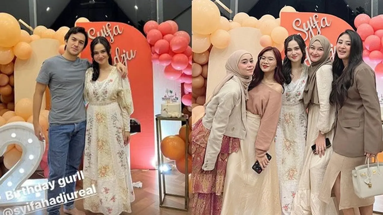 6 Potret Ulang tahun Syifa Hadju yang ke-22 tahun, Dihadiri Rekan Artis