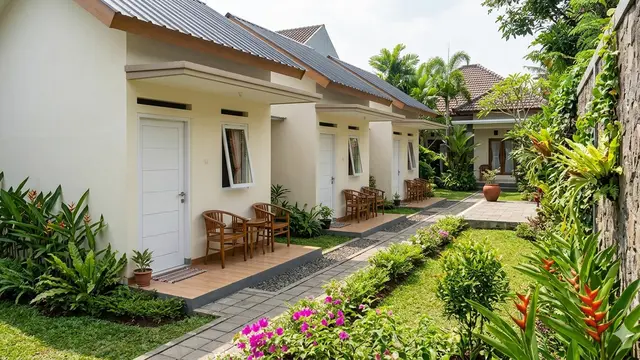 Kamar Kos di Halaman Rumah untuk Usaha Pensiunan (Foto: Gemini AI)