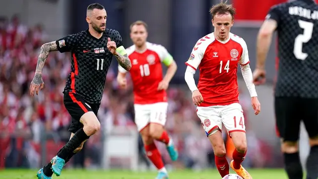 Timnas Denmark Vs Timnas Kroasia