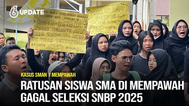 Ratusan siswa SMAN 1 Mempawah, Kalimantan Barat (Kalbar) menggelar aksi demo di lingkungan sekolah usai terancam tidak bisa ikut tes Seleksi Nasional Berdasarkan Prestasi (SNBP) 2025. Aksi tersebut menuntut pihak sekolah bertanggung jawab atas dugaan...