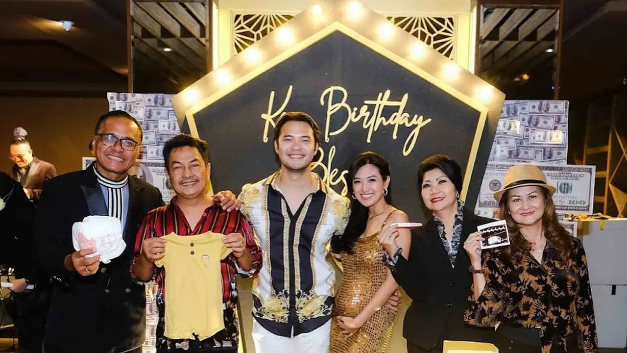 Sylvia Fully umumkan kehamilan di pesta ulang tahun Kevin Andrean