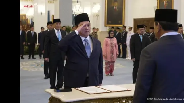 Erick Thohir resmi dilantik sebagai Menteri Pemuda dan Olahraga (Menpora), Rabu 17 September 2025 (Istimewa)
