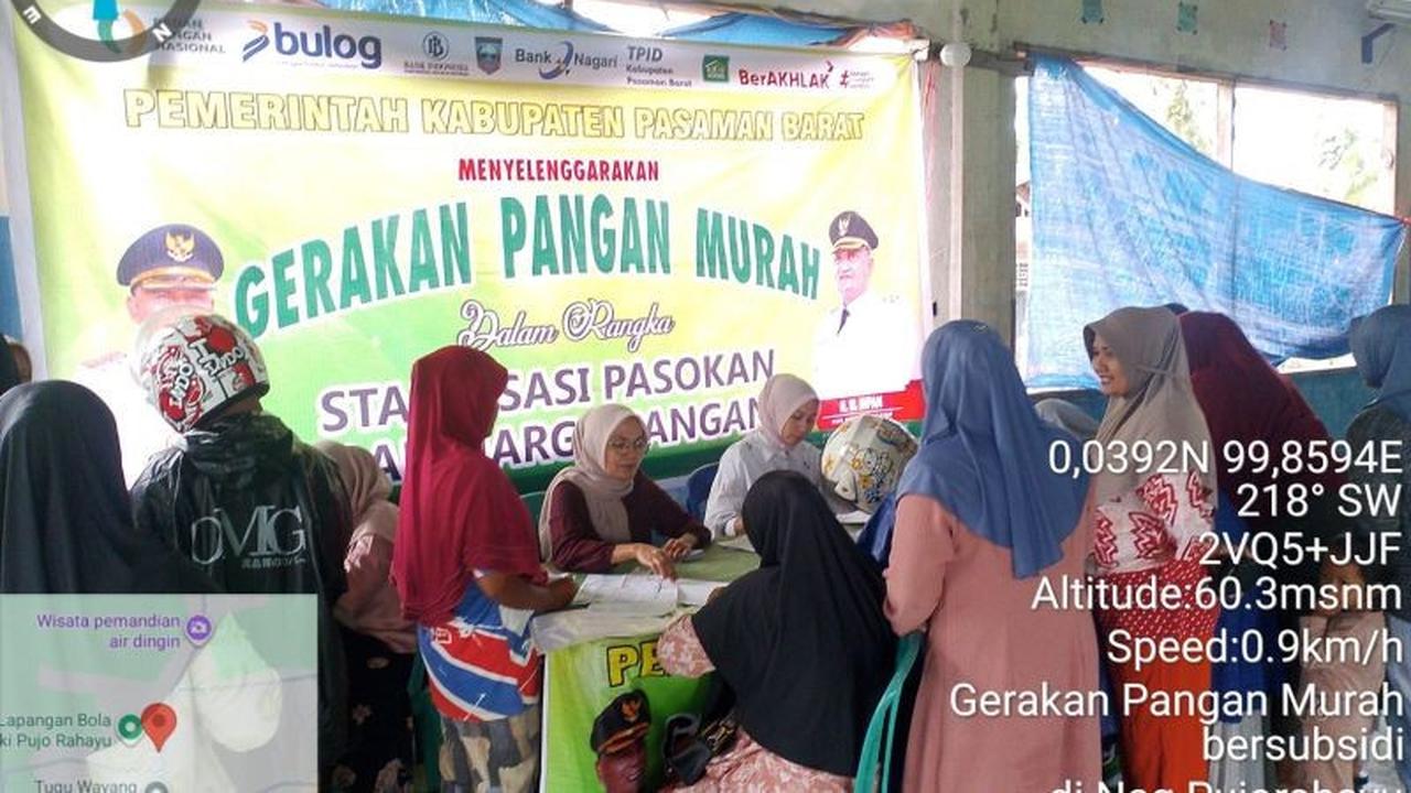 Gerakan Pangan Murah Pasaman Barat Jadi Solusi Nyata Ringankan Beban Ekonomi Warga